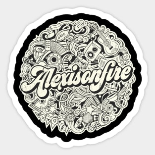 Vintage Circle - Alexisonfire Sticker